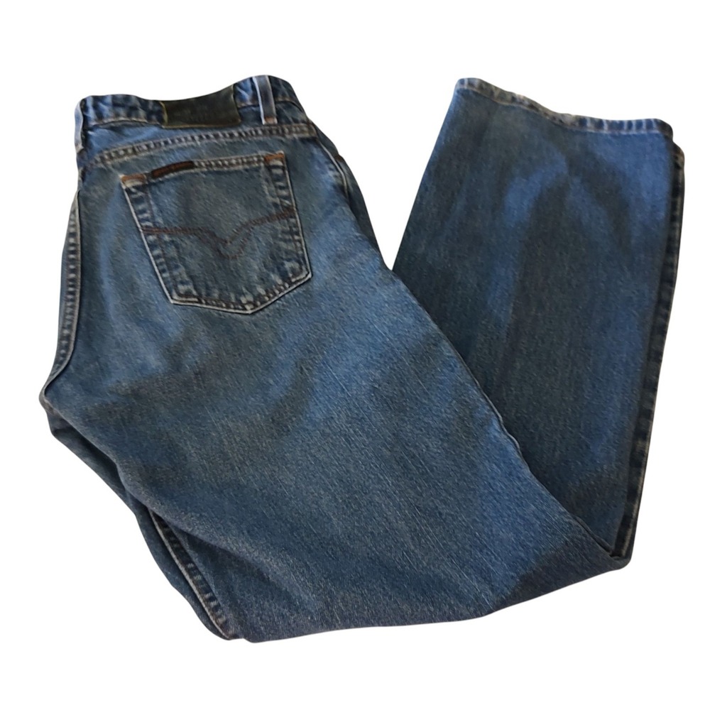 Harley Davidson  Denim Jeans Womens Size Ten Genuine Motor Clothes Jeans‎ SEE